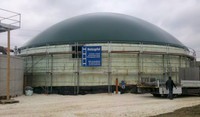 Gerüstbau-Biogasanlage